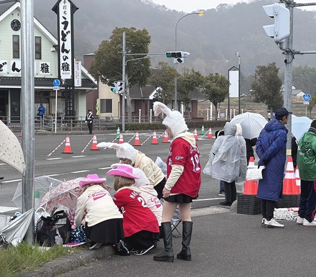 目立つ格好で愛媛マラソンを応援しよう