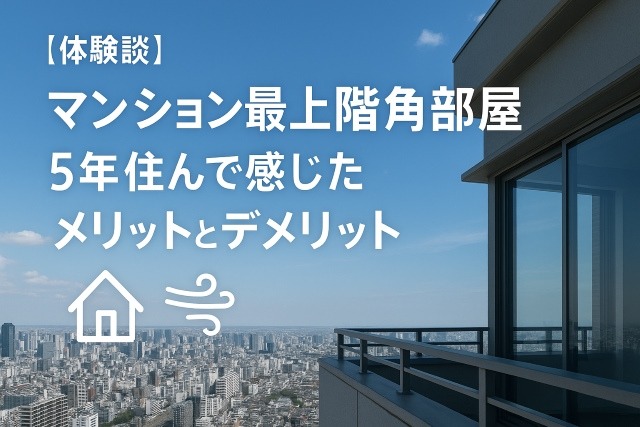 最上階角部屋のメリットデメリット